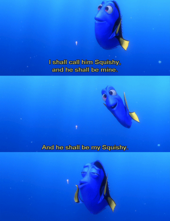 dory finding nemo - brand voice