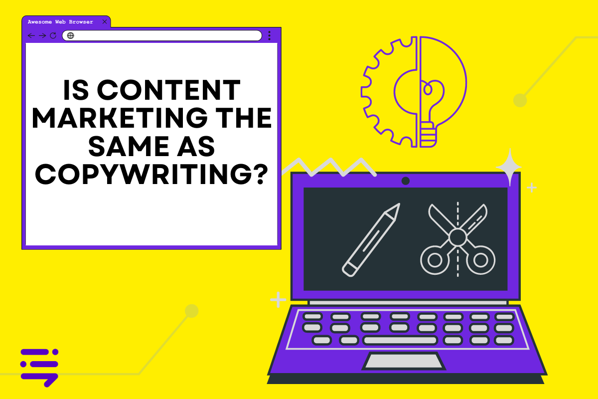 is content marketing the same as copywriting