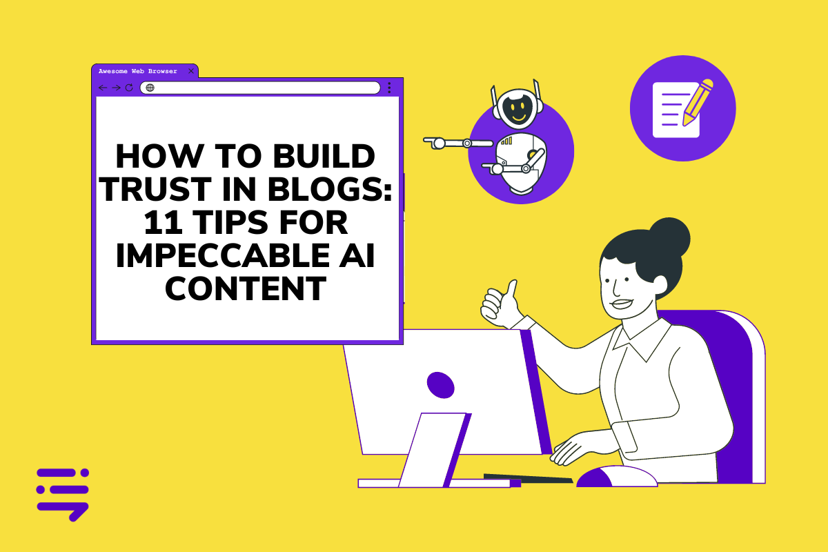 build trust in blogs