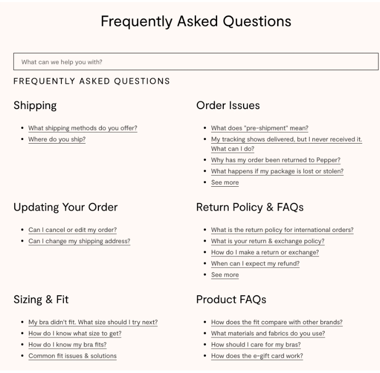 shopify frequently asked questions