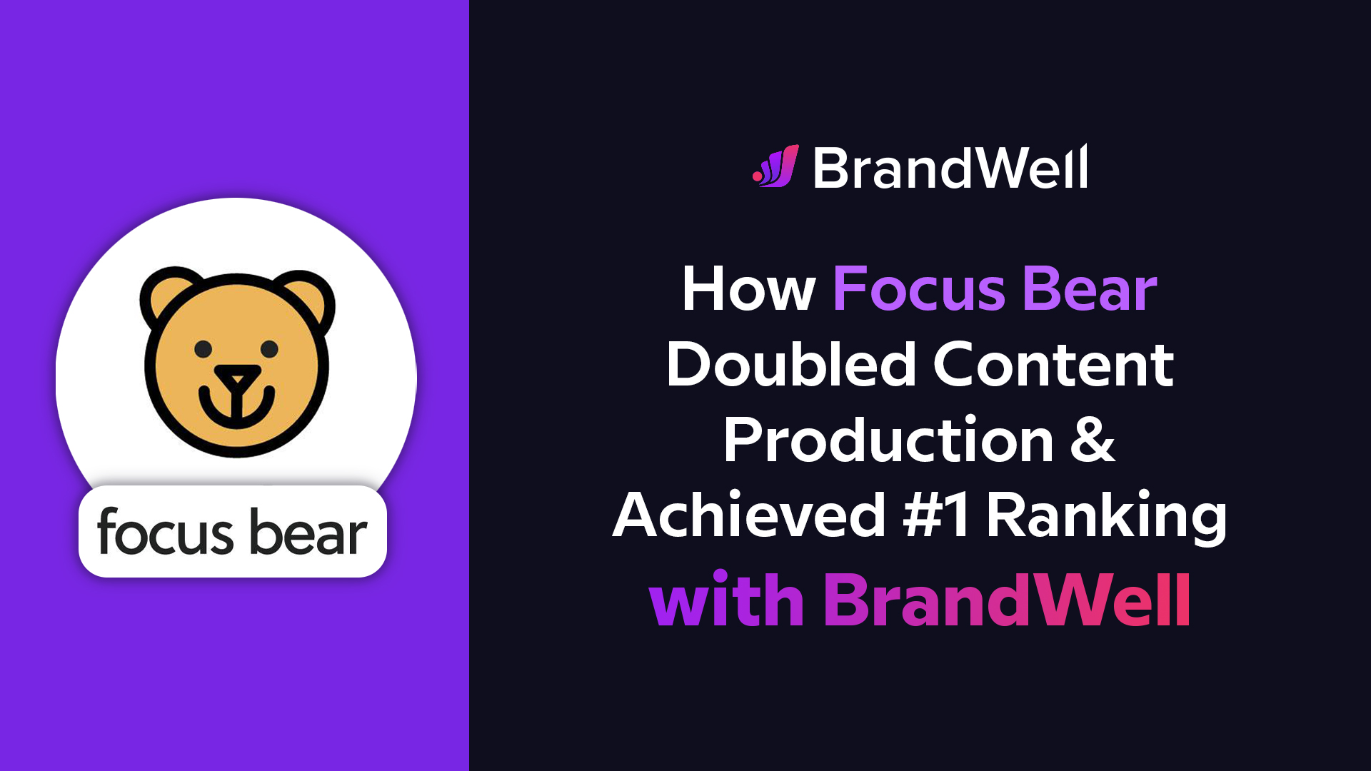 brandwell case study focus bear