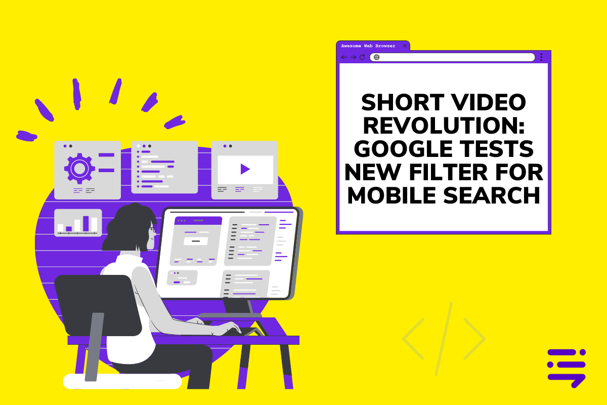 google tests short video filter for mobile search