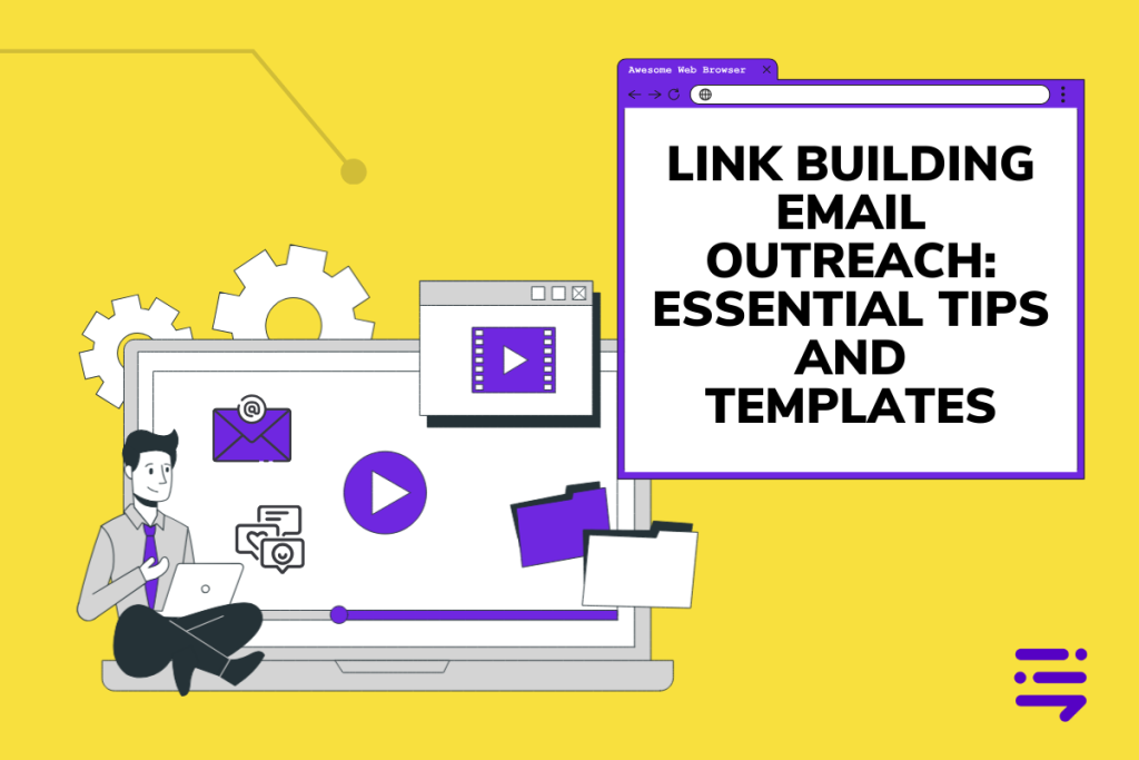 Email and video outreach illustration for link-building templates