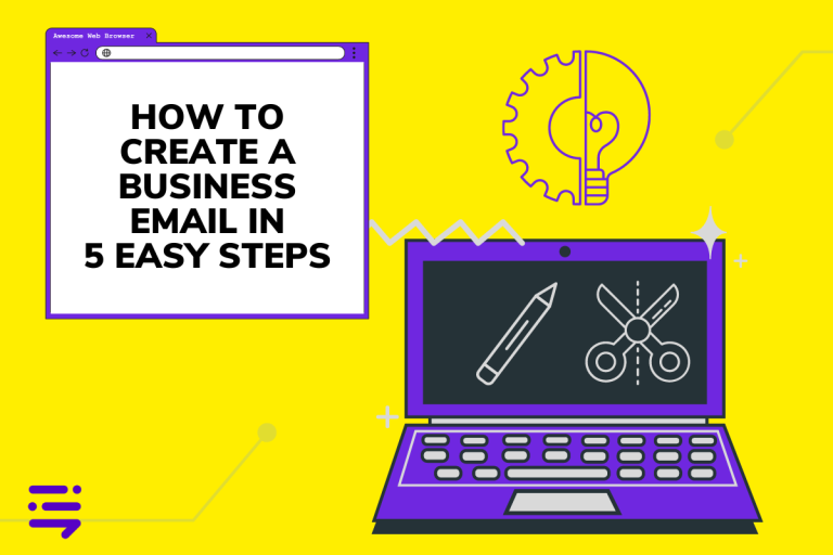 how to create a business email