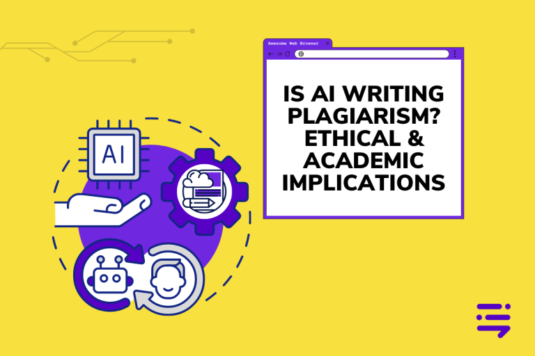 is AI writing plagiarism