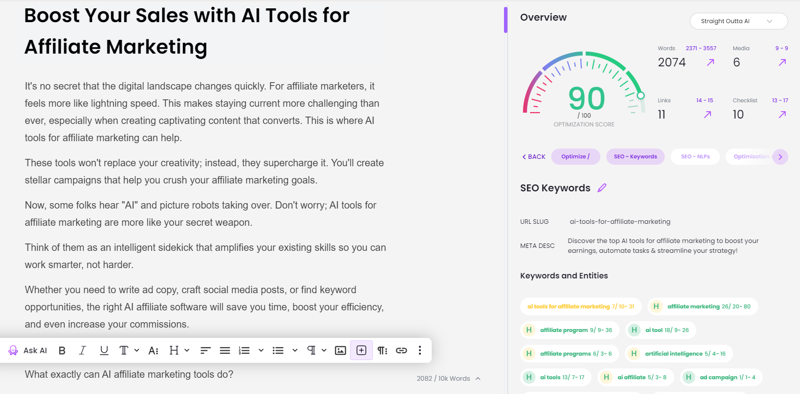 brandwell long-form SEO content writer