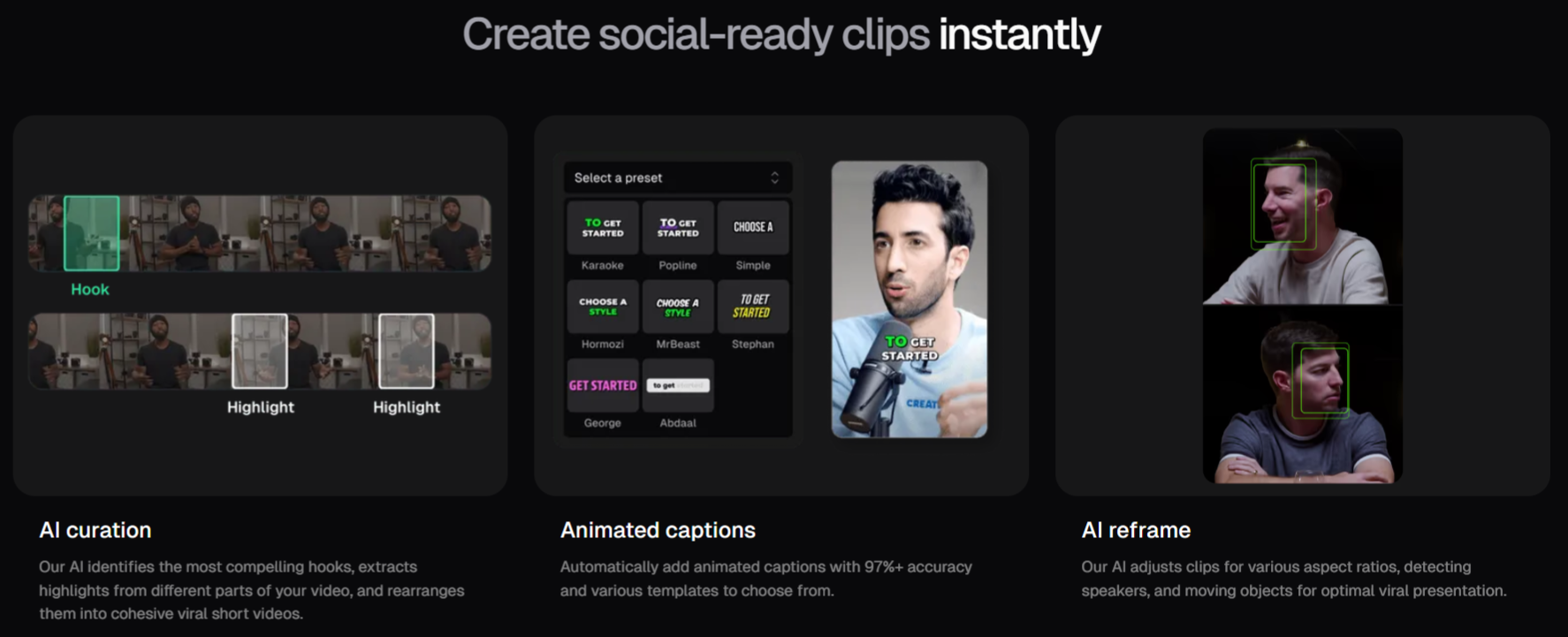 opus clip best AI productivity tools for content creation