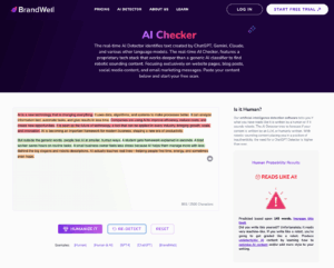BrandWell AI Detector