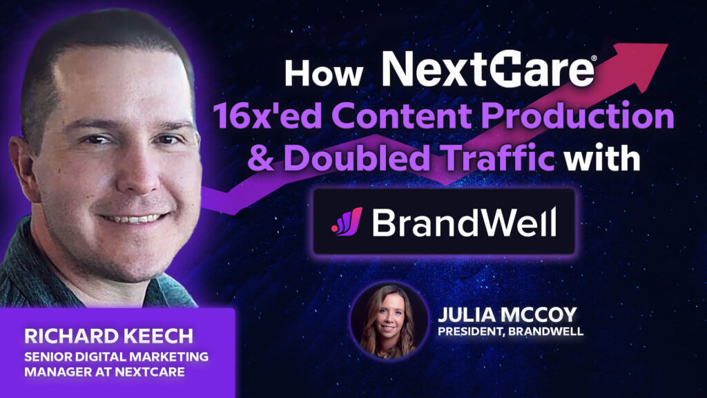 How NextCare 16x’ed Content Production & Doubled Traffic