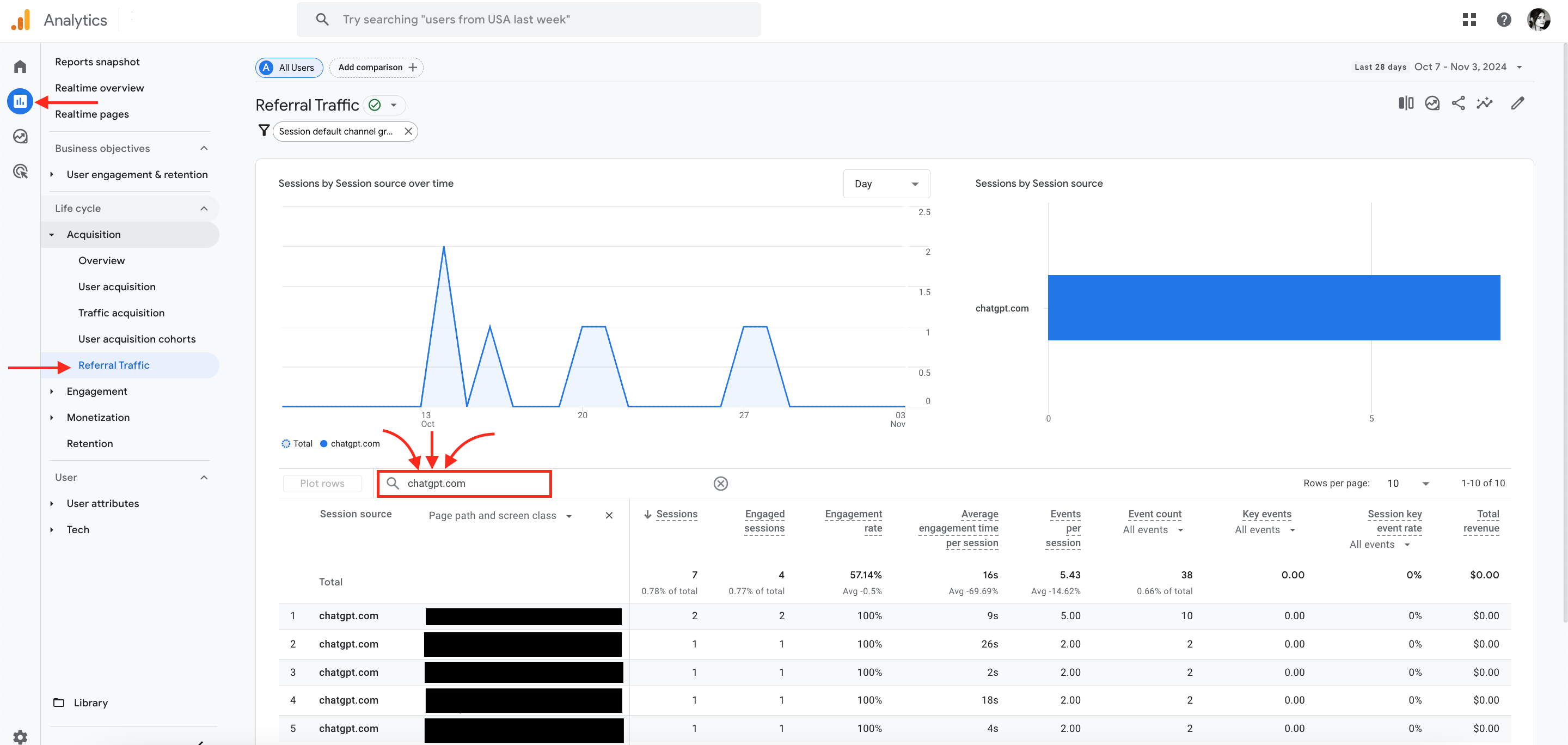 adding page path to ga4 report