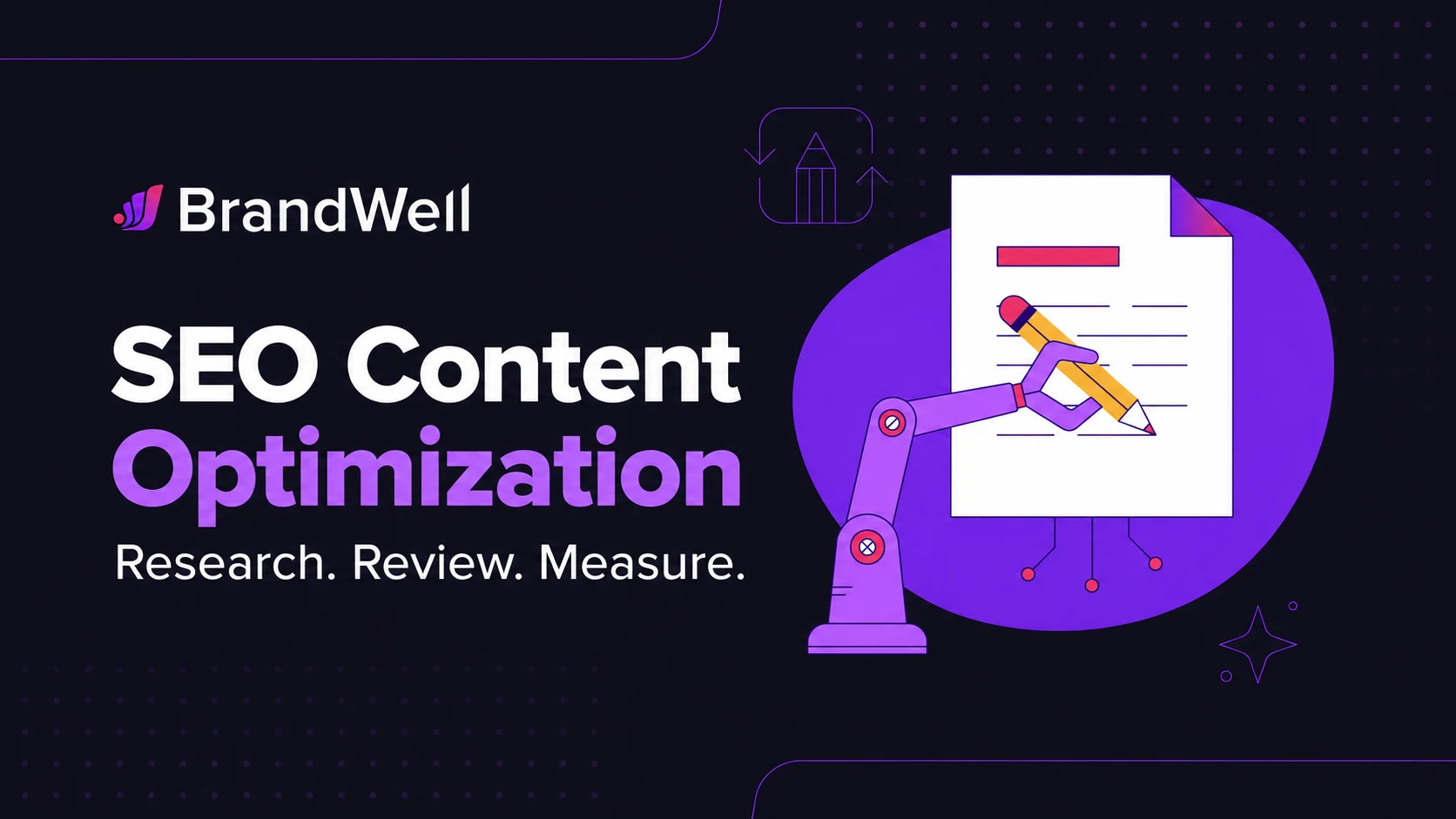 SEO content optimization: research, review, measure