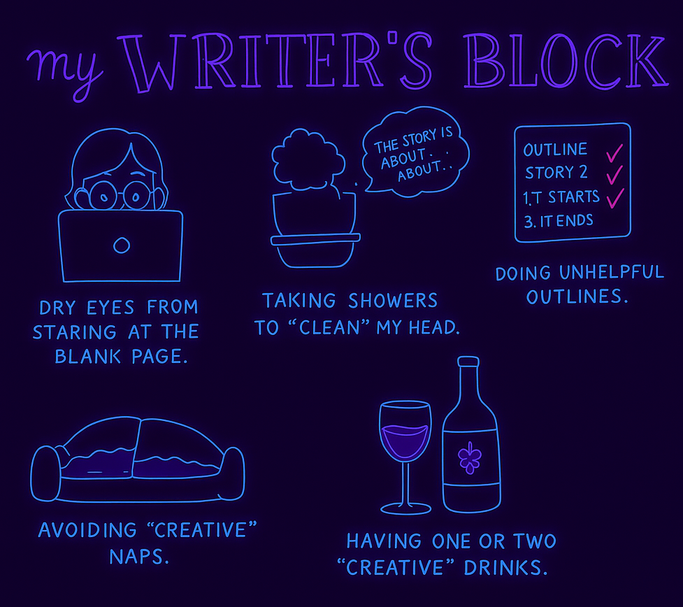writer's block symptoms