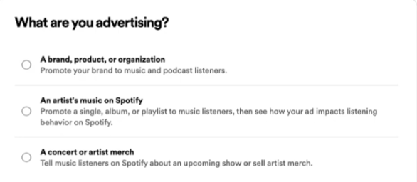 create spotify ad campaign