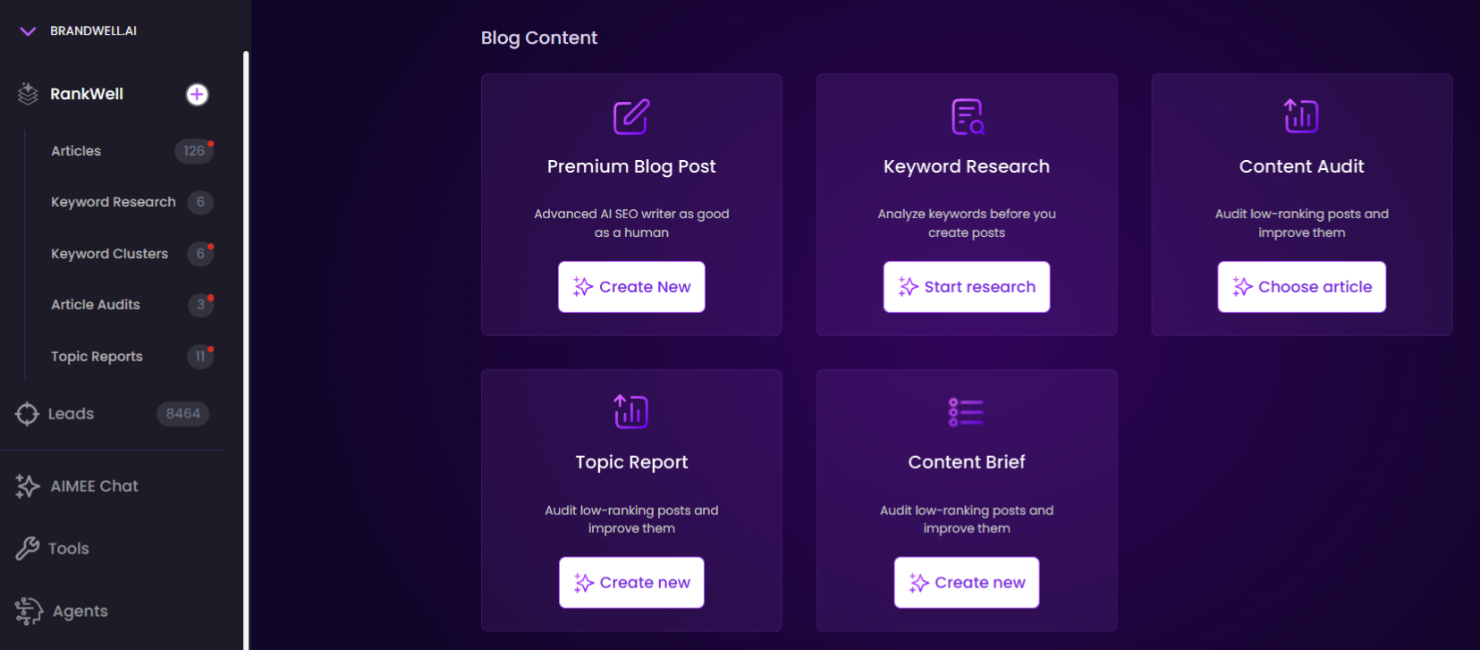 rankwell dashboard