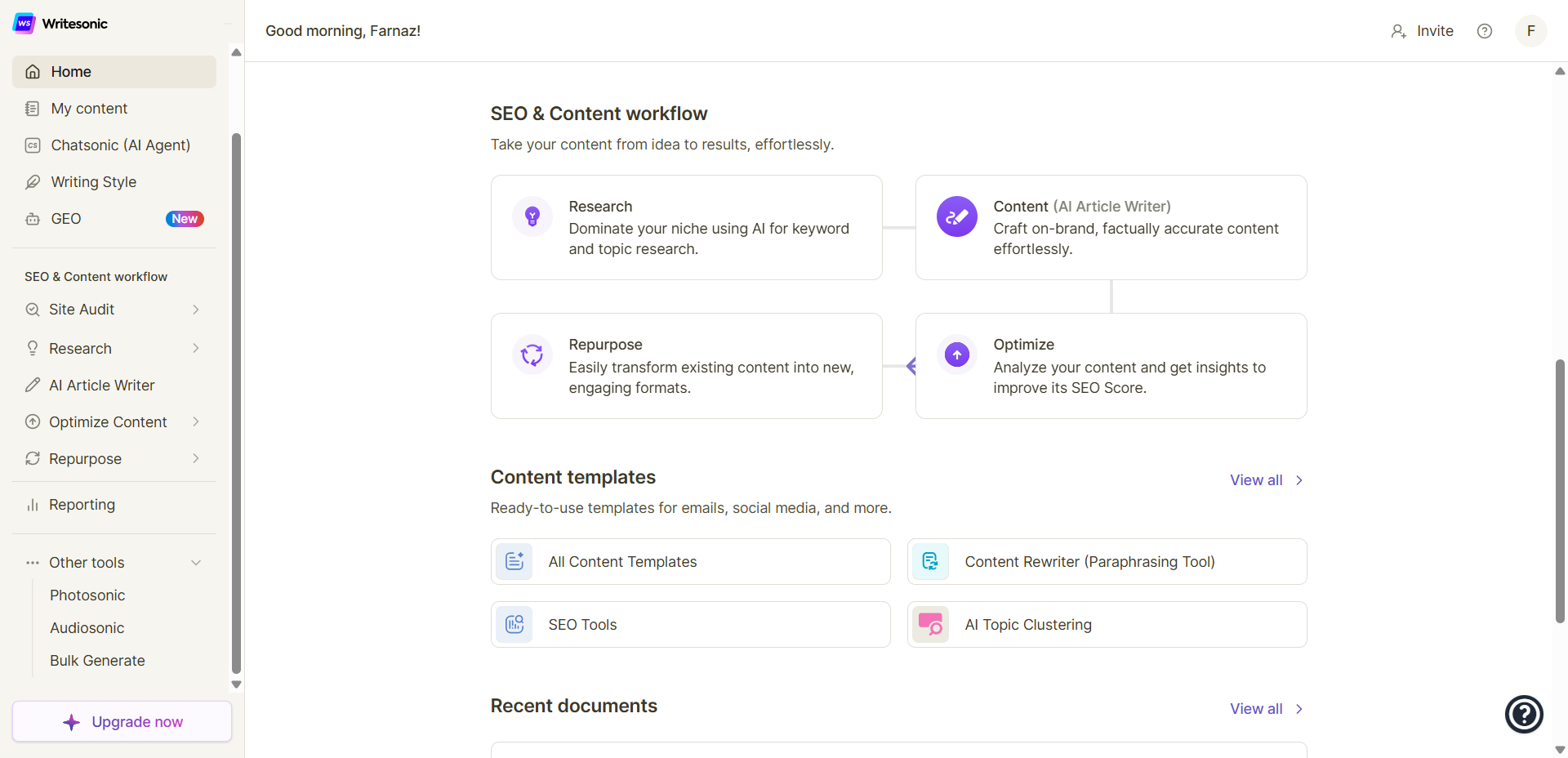 writesonic content templates
