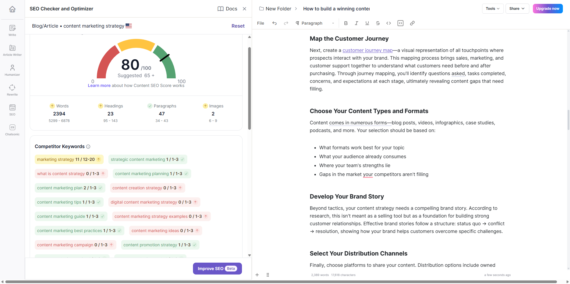 writesonic improve seo 