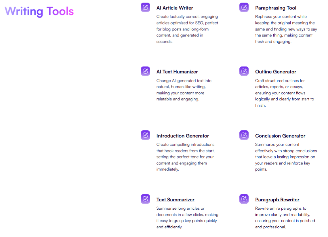 writesonic writing tools
