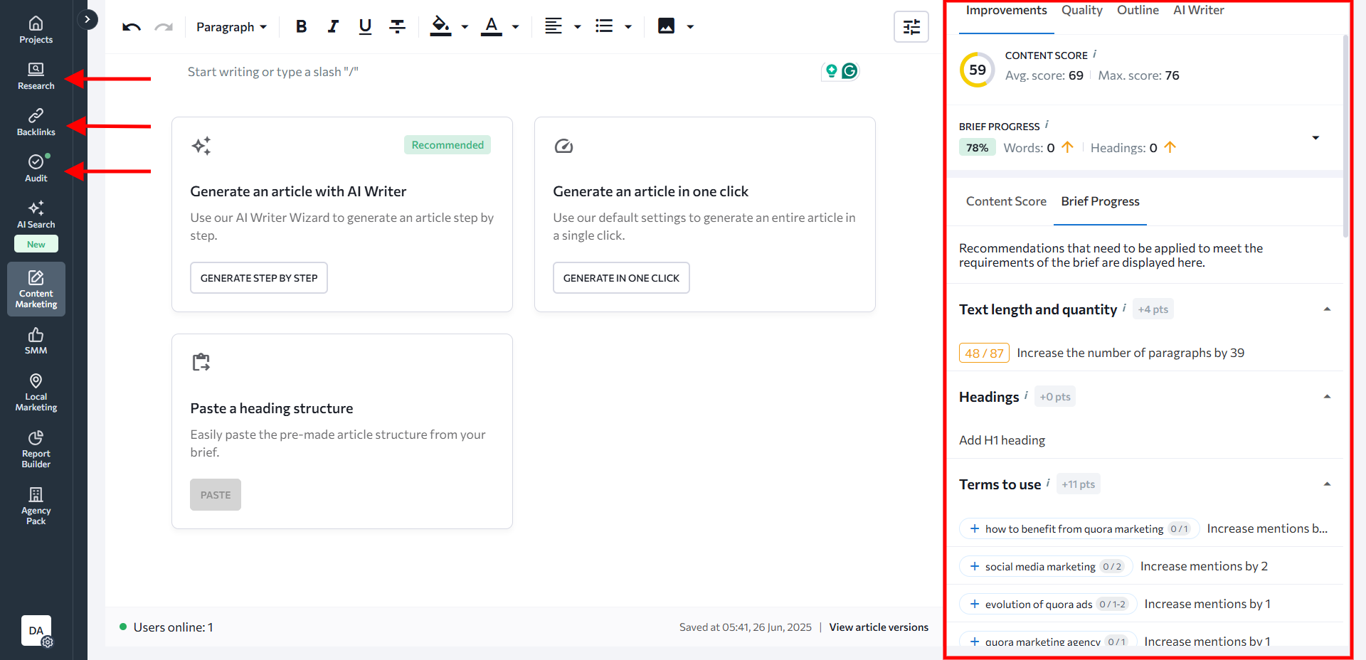 se ranking seo tools