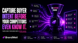 Capture buyer intent before competitors by turning early CRM research, pricing comparisons, reviews, and implementation signals into more leads.