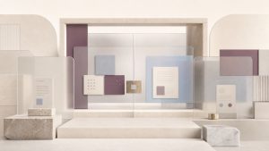A secure, brand-neutral client portal represented by layered glass and separate report compartments