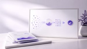 Editorial illustration for demonstrating an intent-data agency service