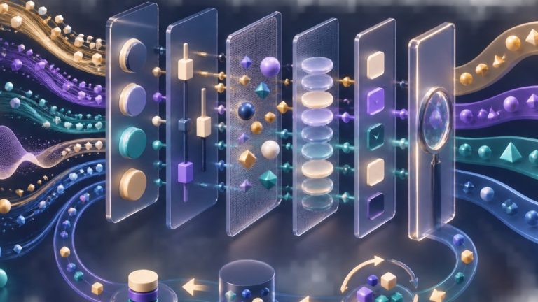 Abstract signal streams passing through transparent scoring and review gates