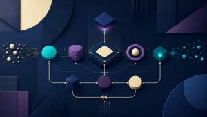 Abstract governed circuit moving signals through qualification, approval, action, rollback, and audit