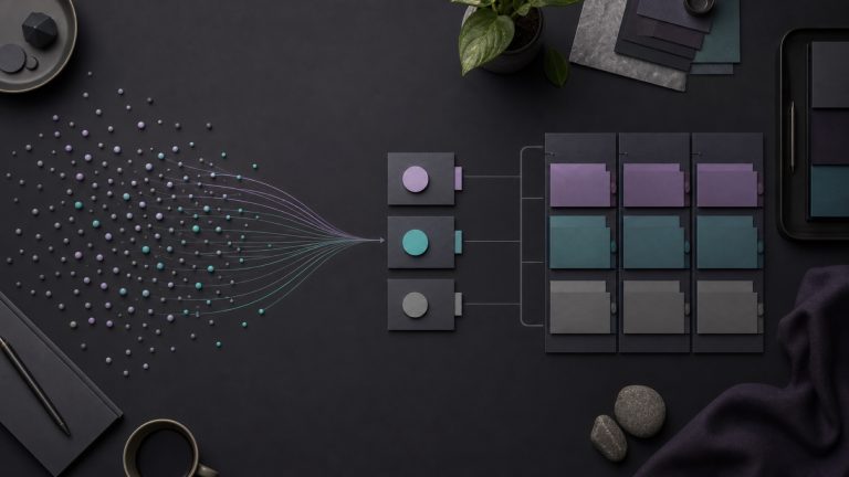 Editorial illustration of a staged agency intent-data service launch workflow