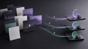 Abstract content interactions forming a reviewed pattern and proportional next-action path