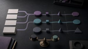 Intent data business case with scenario paths and stop or expand gates