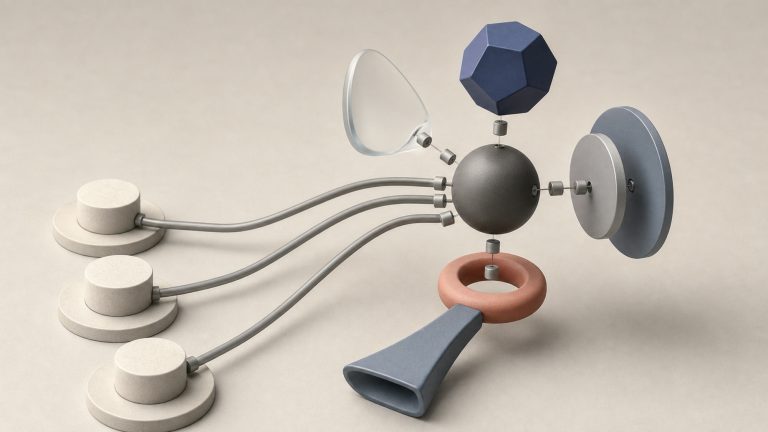 Abstract modular service engine connecting distinct capability components