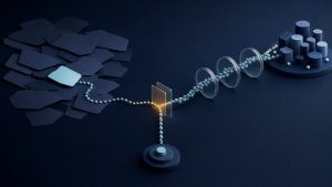 Abstract illustration of Contextual targeting vs buyer intent targeting as a governed intent-data workflow