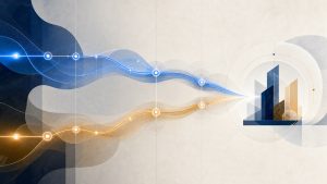 Paid media and human outreach paths synchronize around shared account timing nodes.