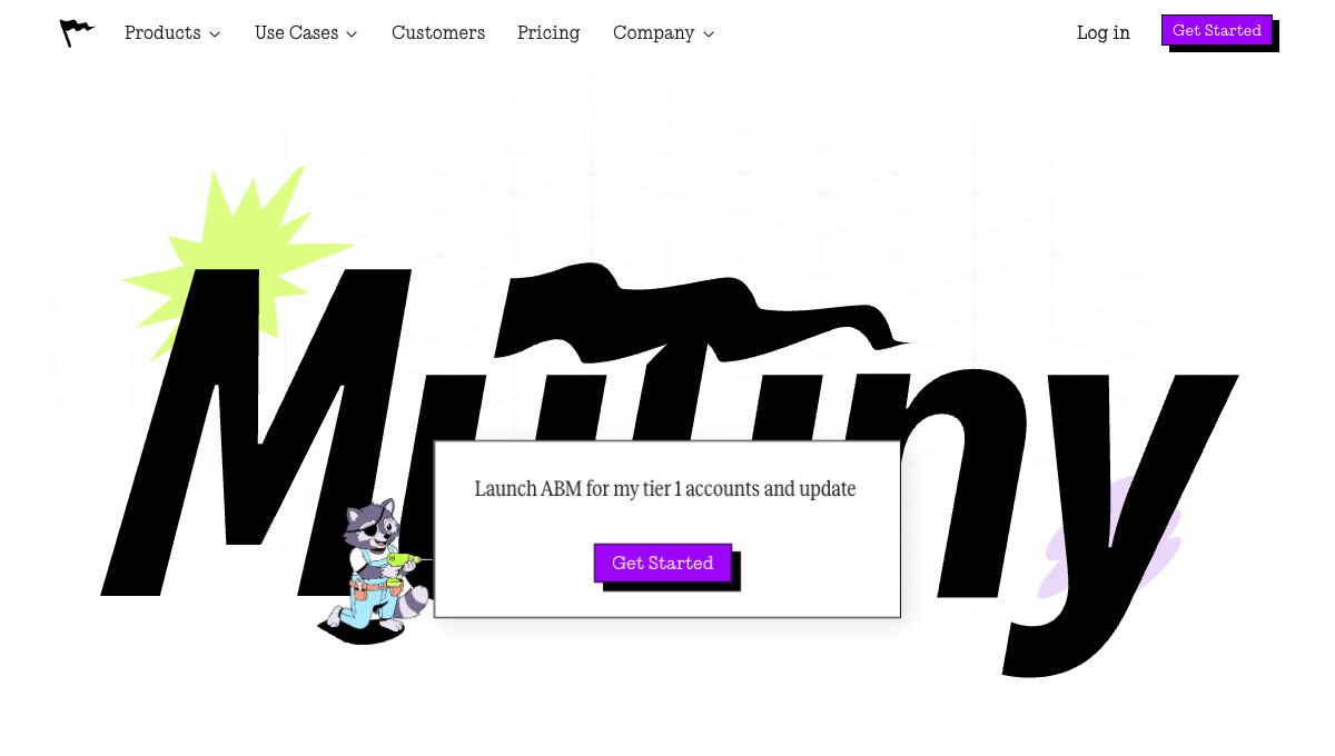 Mutiny homepage hero