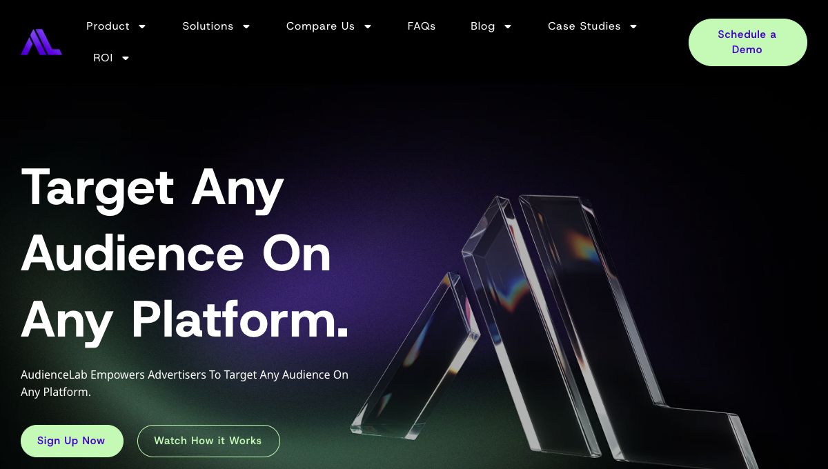 AudienceLab homepage hero